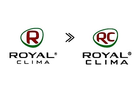 Ребрендинг бренда ROYAL CLIMA, новый логотип Роял Клима