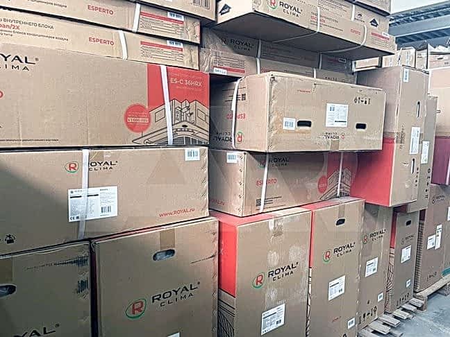 Cклад кондиционеров ROYAL Clima в Алматые