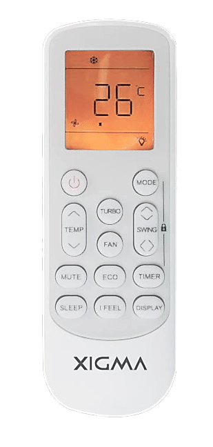 Пульт управления кондиционером XIGMA TURBOCOOL UPGRADE 2023 XG-TX21RHA