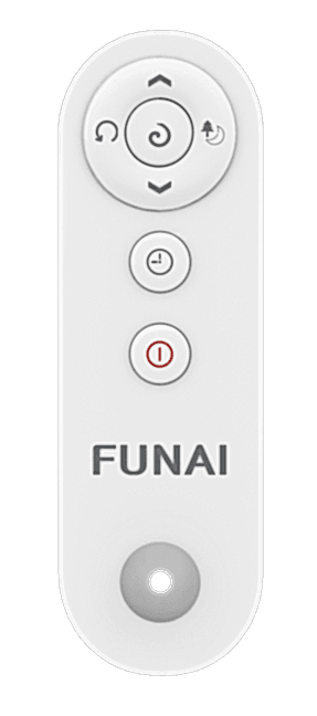 Пульт от бытового вентилятора FUNAI серии DANSEN FSF-161E-WT