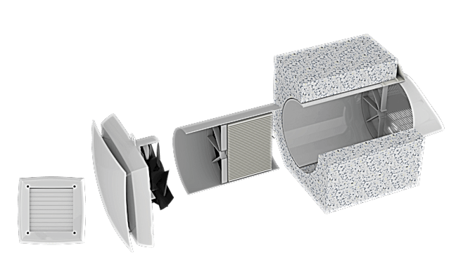 Приточно-вытяжная установка FIATO RCF-70 LUX