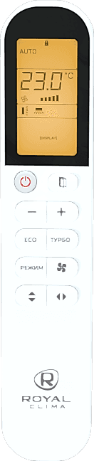 Пульт от инверторной сплит-системы ROYAL Clima ARIA DC Inverter RCI-AR35HN