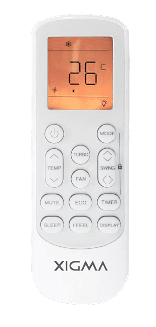Пульт от кондиционера XIGMA TURBOCOOL 2024 XG-TXC35RHA