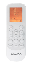 Пульт управления кондиционером XIGMA TURBOCOOL UPGRADE 2023 XG-TX21RHA