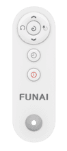 Пульт от бытового вентилятора FUNAI серии DANSEN FSF-161E-WT