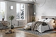 Приточно-очистительный комплекс серии BREZZA XS RCB 75 в спальне