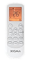 Пульт кондиционера XIGMA TURBOCOOL 2024 XG-TXC21RHA