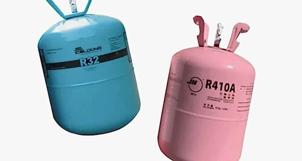 Отличия хладагента (фреона) R32 и R410A