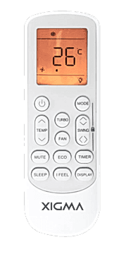 Пульт от сплит-системы серии TURBOCOOL 2024