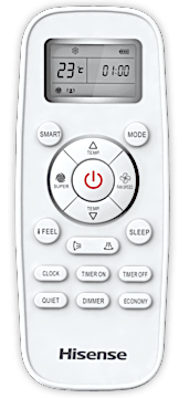 Пульт от сплит-системы Hisense серии EASY Classic A