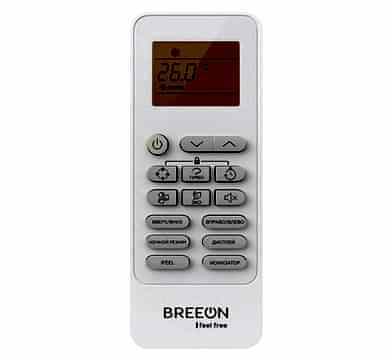 Пульт от кондиционера Breeon серии PRIZMA