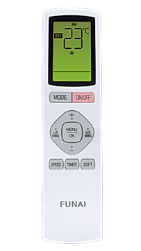 Пульт от сплит-системы FUNAI серии KAGAMI Inverter